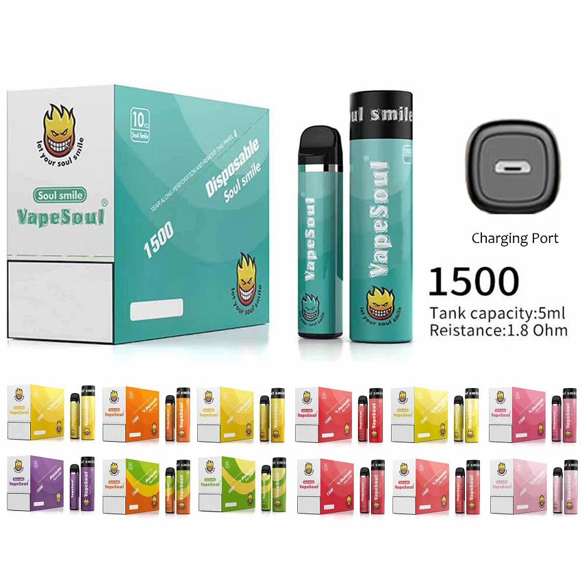 VAPESOUL - SMILE II (35MG - 1500 PUFFS)