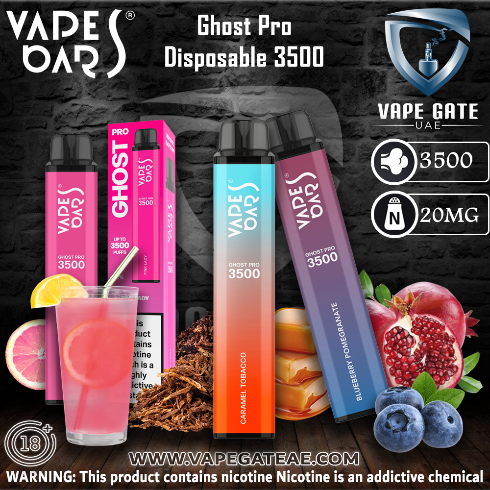 Vapes Bar - Ghost Pro Disposable Vape Device (3500 Puffs)