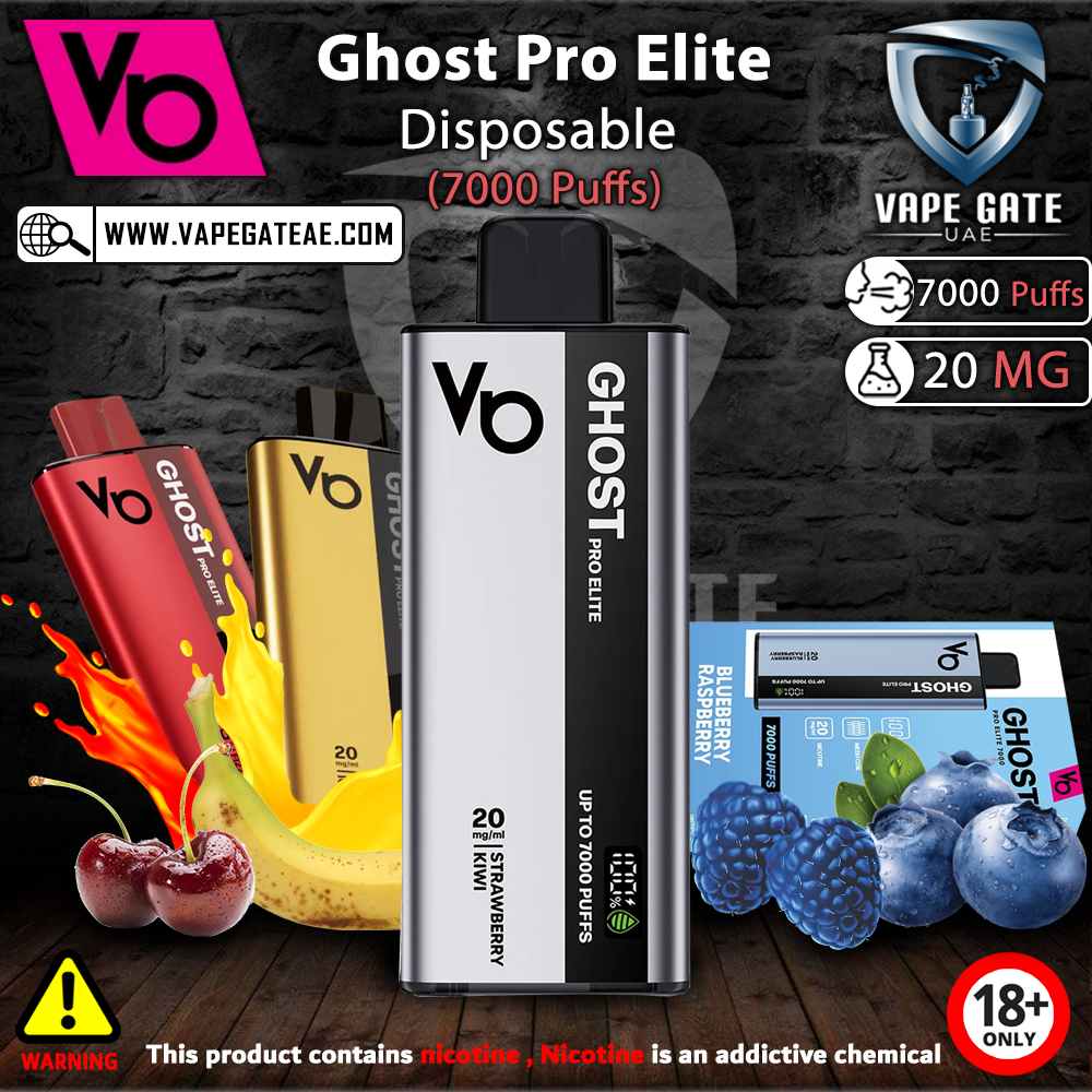 Vapes Bar - Ghost Pro Elite Disposable Vape Device (7000 Puffs)