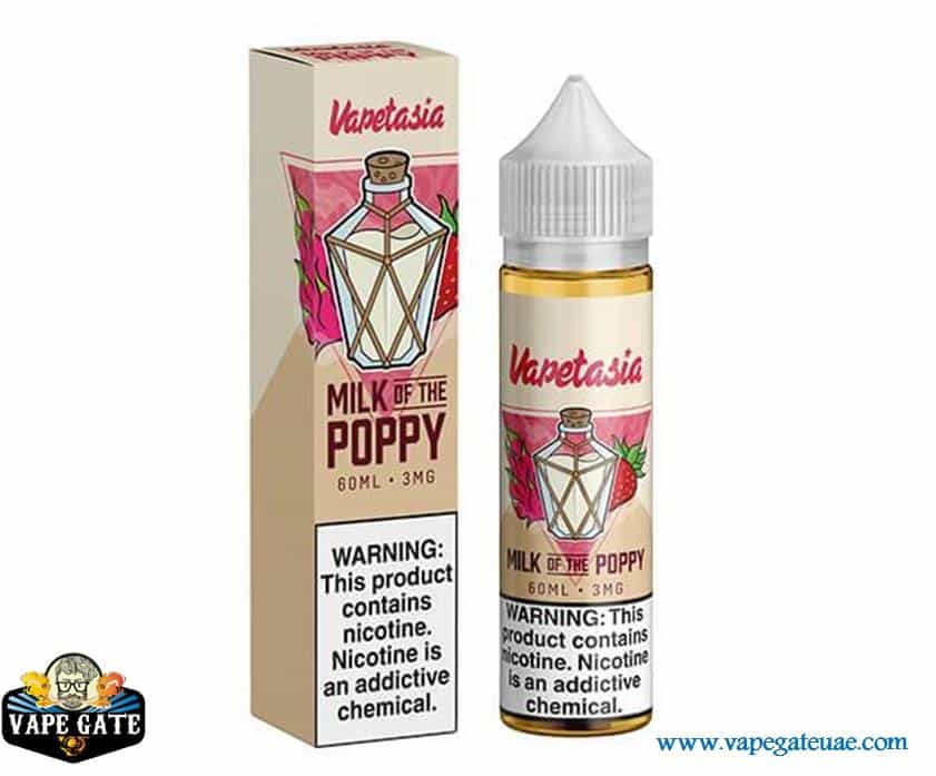Milk of the Poppy E liquid by Vapetasia