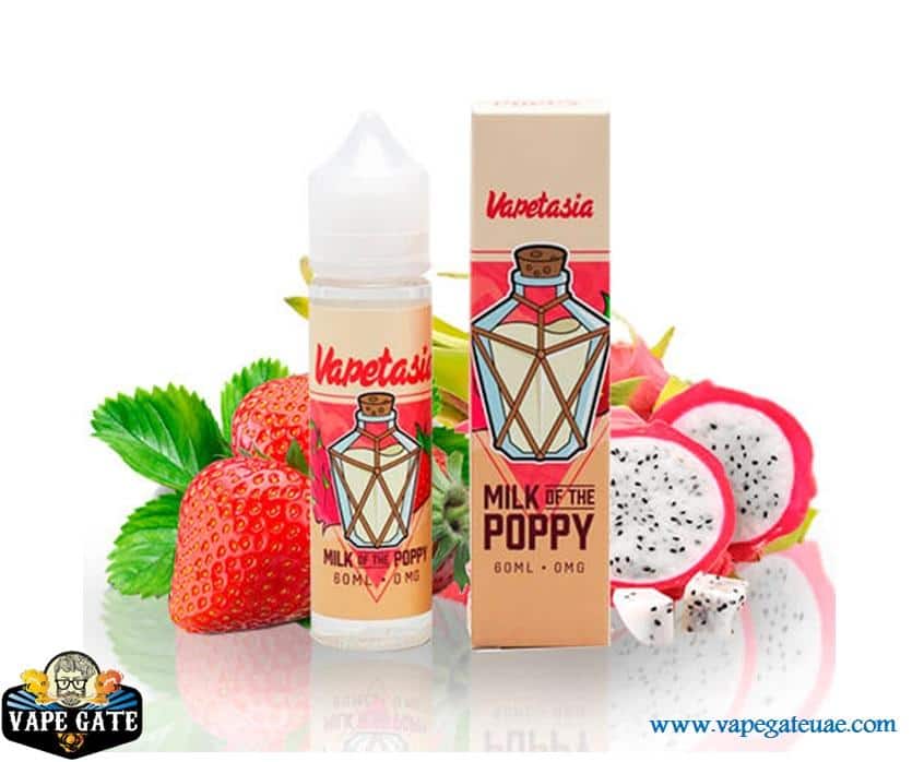 Milk of the Poppy E liquid by Vapetasia