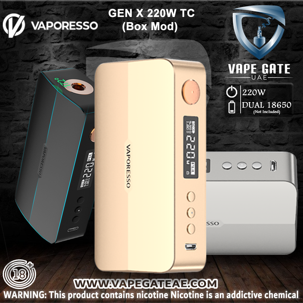 VAPORESSO GEN X 220W TC BOX VAPE MOD