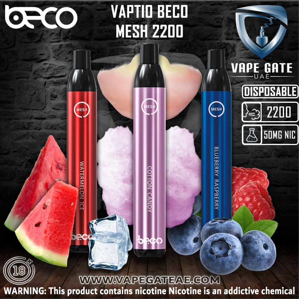 VAPTIO BECO MESH - DISPOSABLE VAPE DEVICE (2200 PUFFS)