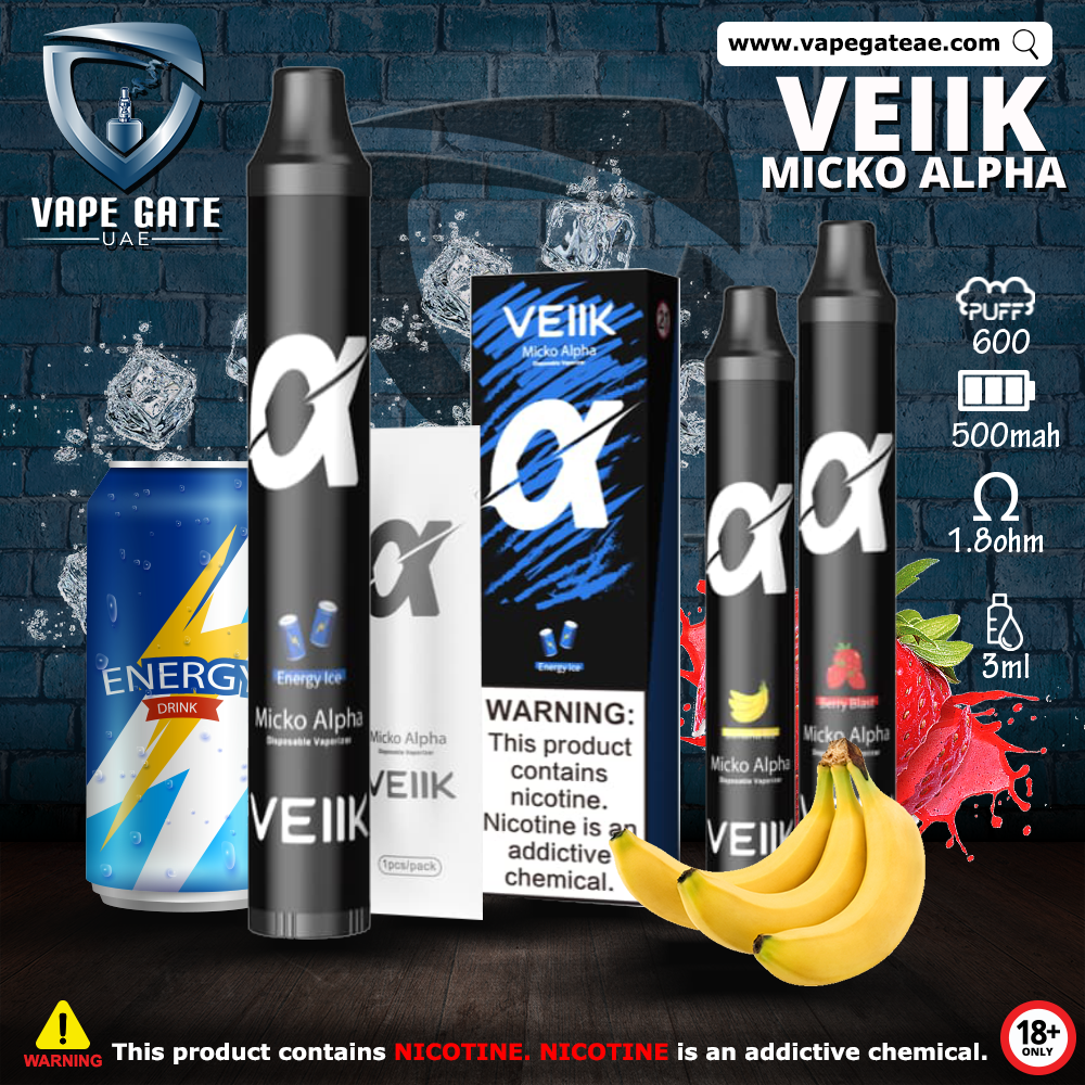 VEIIK MICKO ALPHA (BUY 2 GET 1 FREE) DISPOSABLE 600 PUFFS