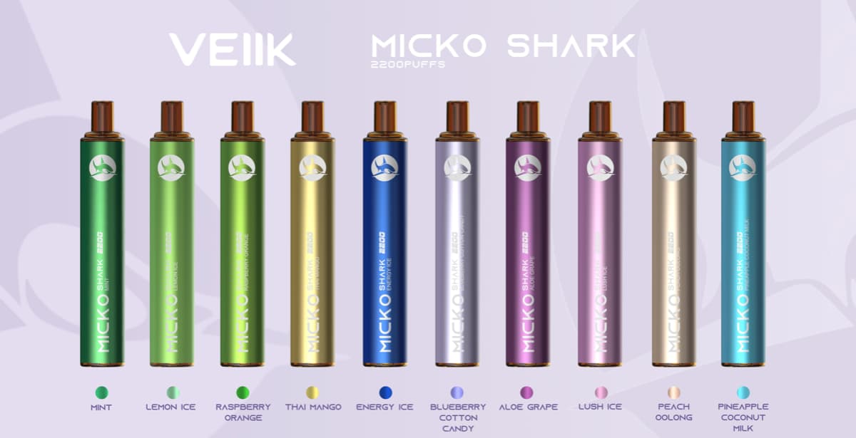 VEIIK MICKO Shark (BUY 2 GET 1 FREE) Disposable Vape 2200 Puffs