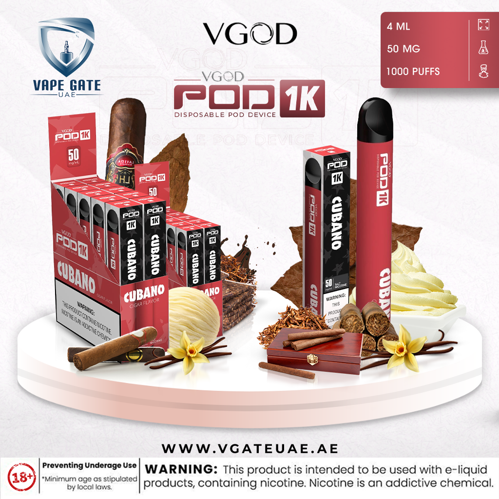 VGOD POD 1K DISPOSABLE DEVICE (1,500 PUFFS)