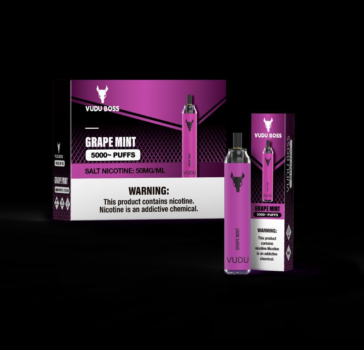 VUDU BOSS DISPOSABLE 5000 PUFFS (50MG)