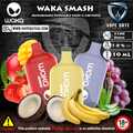 WAKA SMASH RECHARGEABLE DISPOSABLE VAPES (5,500 PUFFS)