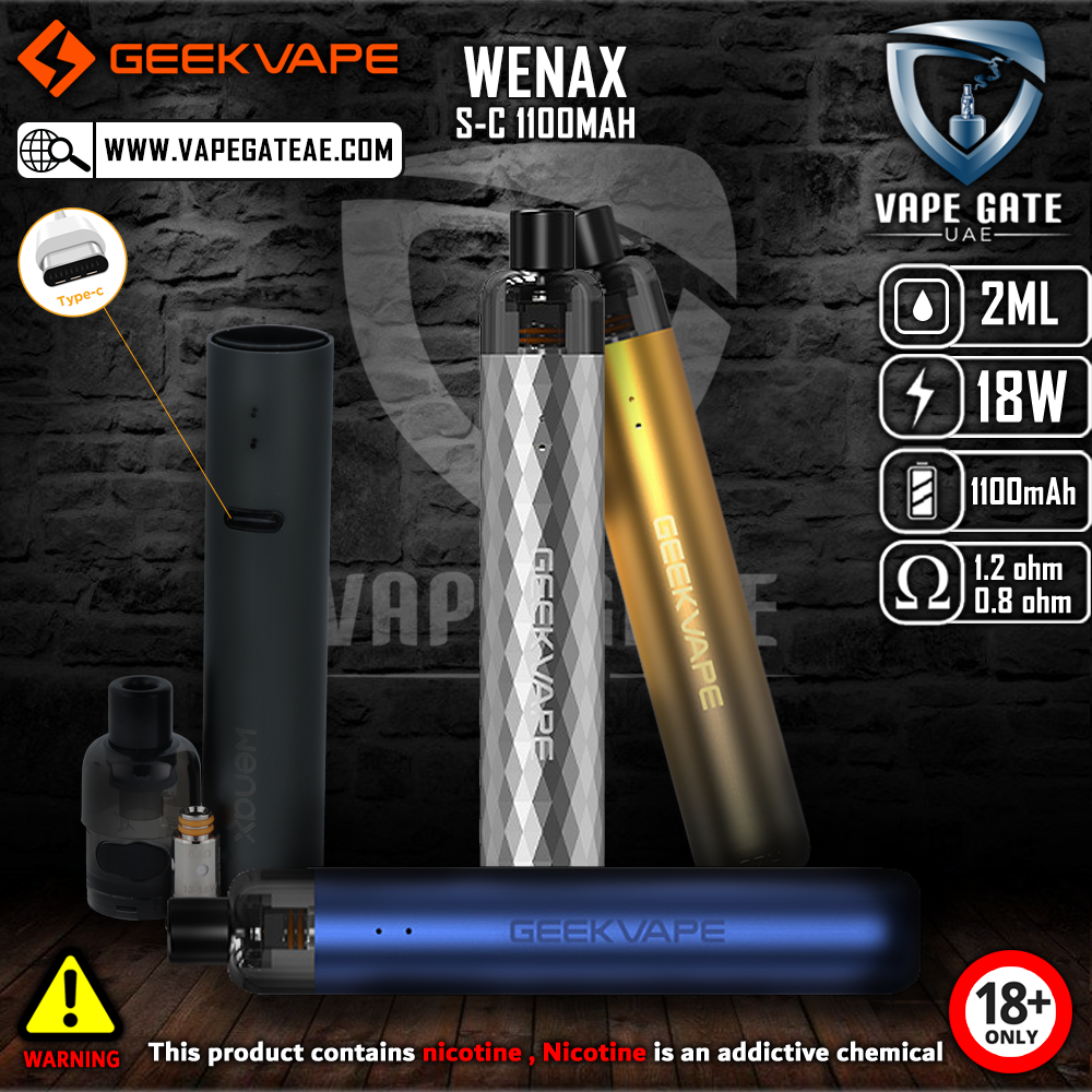 WENAX S-C 1100MAH POD SYSTEM BY GEEKVAPE