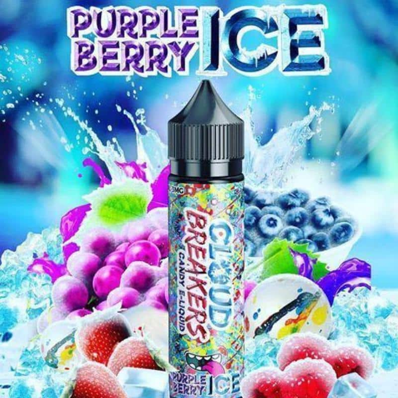 Purple Berry Ice 60ml E Liquid by Cloud Breakers