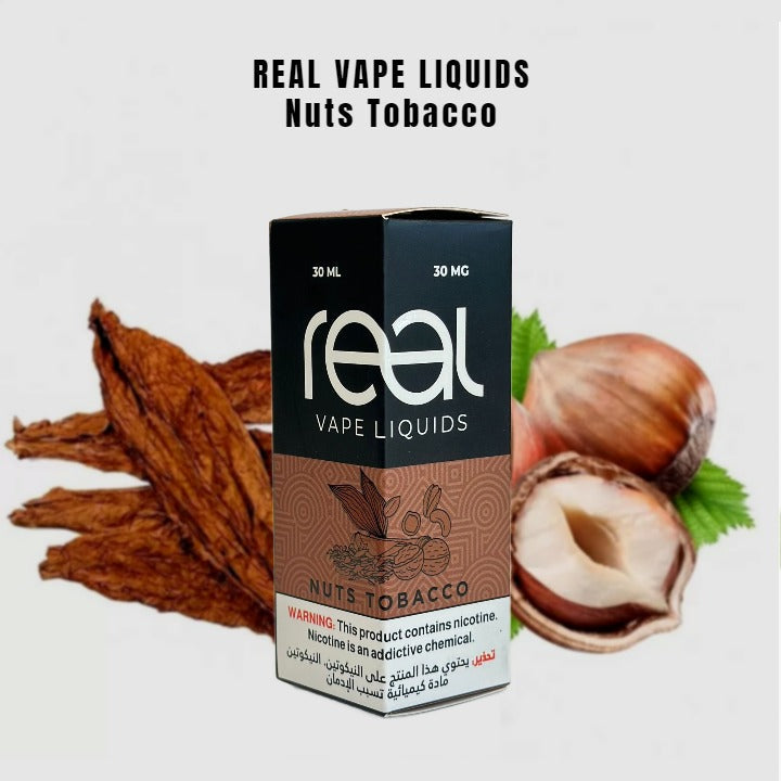 NUTS TOBACCO - REAL VAPE SALTNIC 30ml