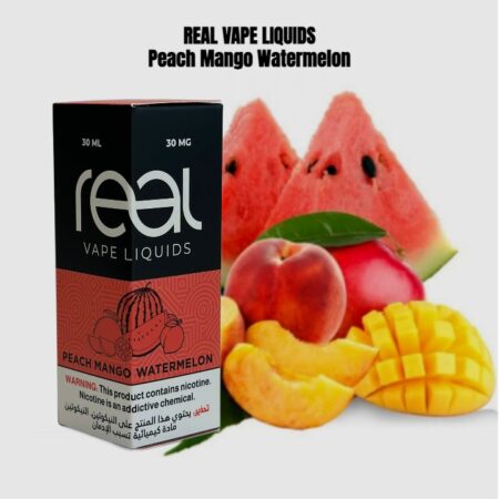 PEACH MANGO WATERMELON ICE - REAL VAPE SALTNIC 30ml
