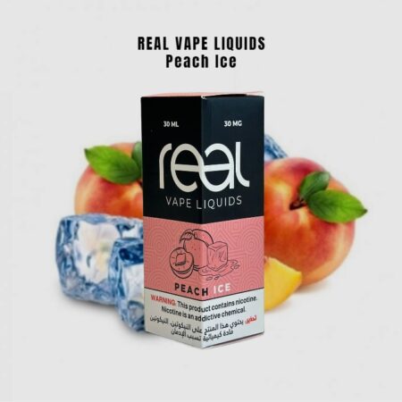 PEACH ICE - REAL VAPE SALTNIC 30ml