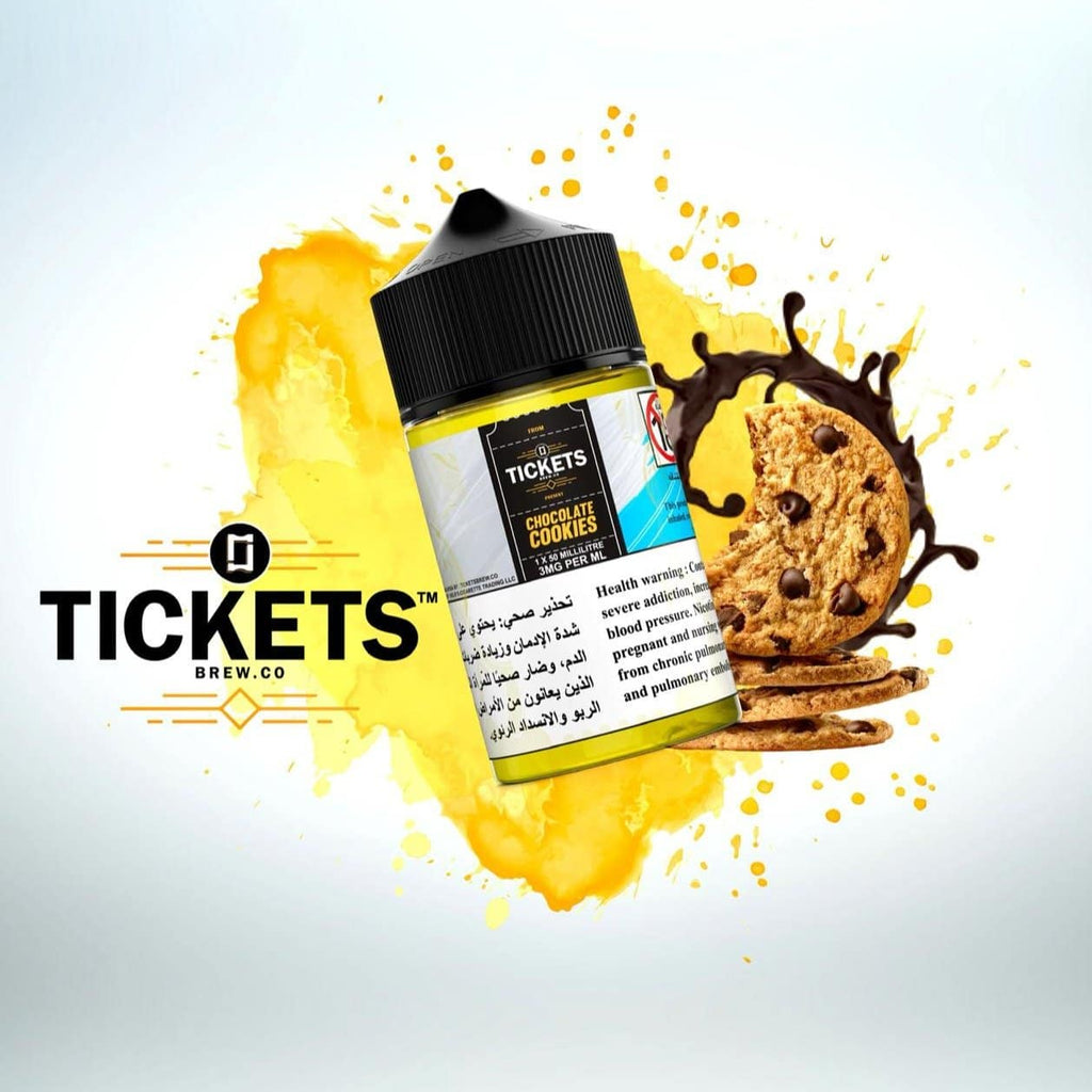 Chocolate Cookie E juice by Tickets Brew Co