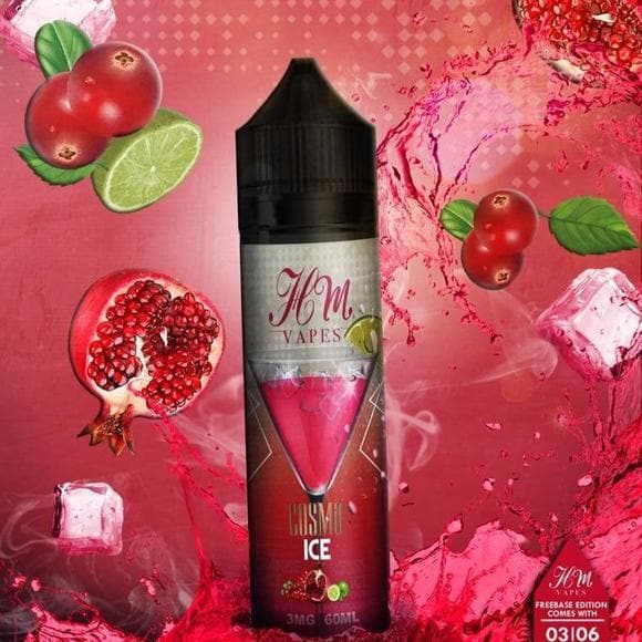 Cosmo Ice 60ml E Liquid by HM Vapes