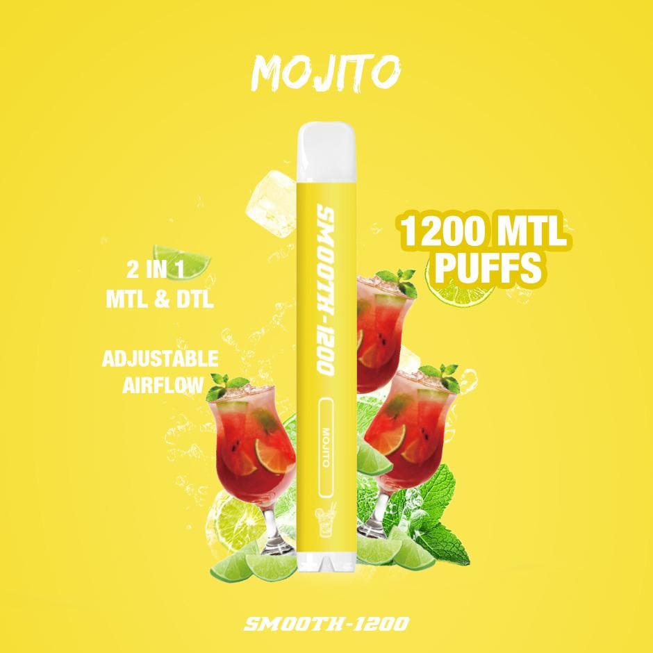 SMOOTH DISPOSABLES (20MG - 1200 Puffs)