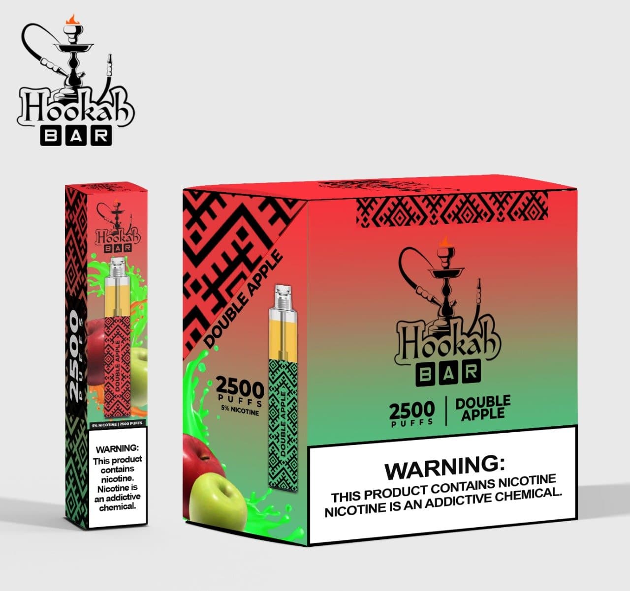 Hookah Bar Disposable Pods (2500 Puffs)