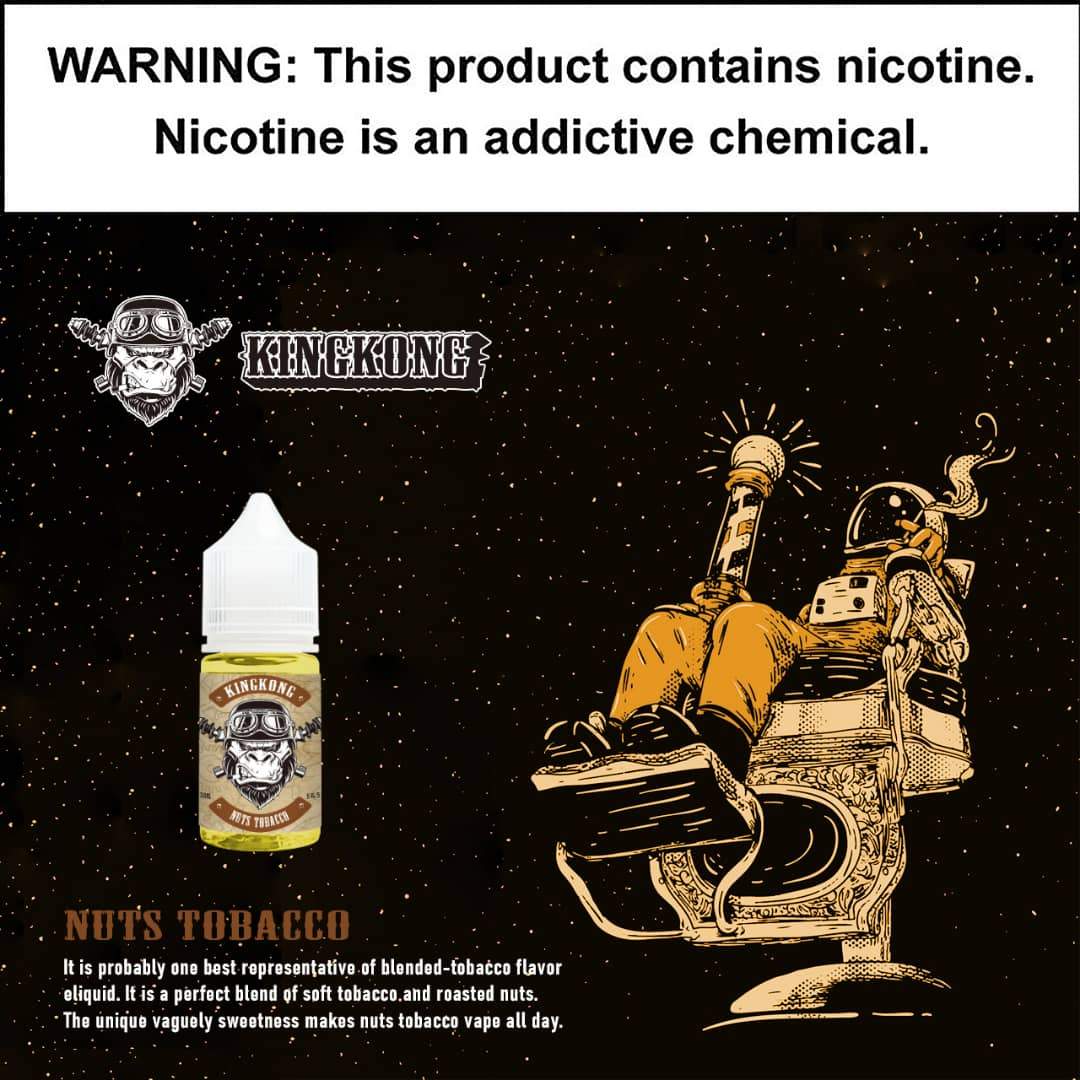 King Kong - Nuts Tobacco 30ml Saltnic