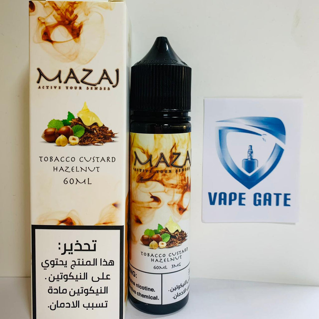 Tobacco Custard Hazelnut -  by Mazaj 60ml E Juice