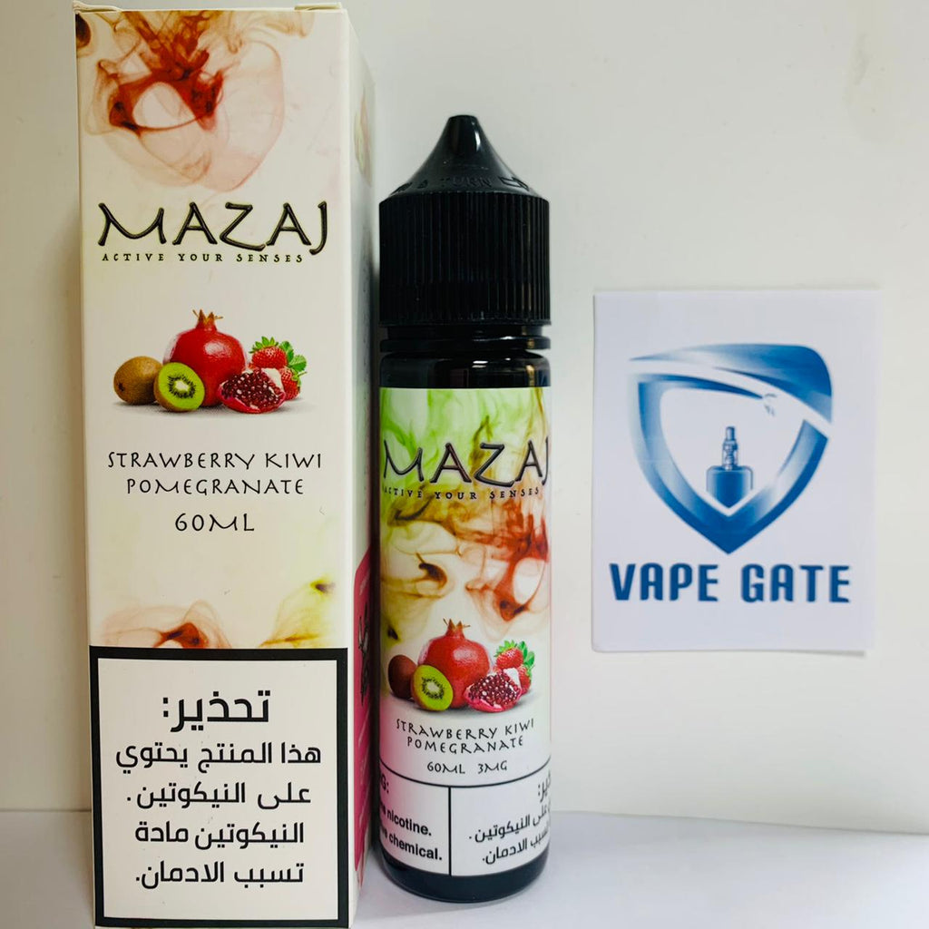 Strawberry Kiwi Pomegranate -  by Mazaj 60ml E Juice