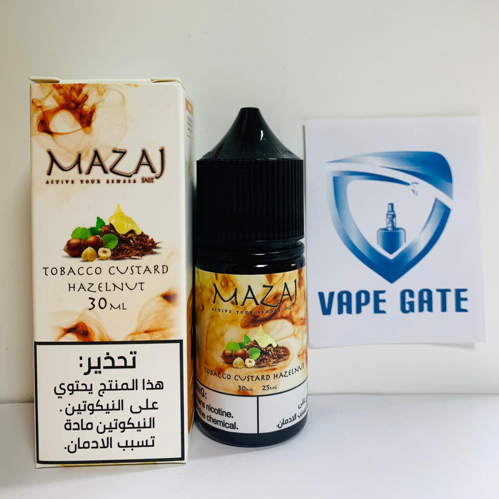 Tobacco Custard Hazelnut -  by Mazaj 30ml SaltNic