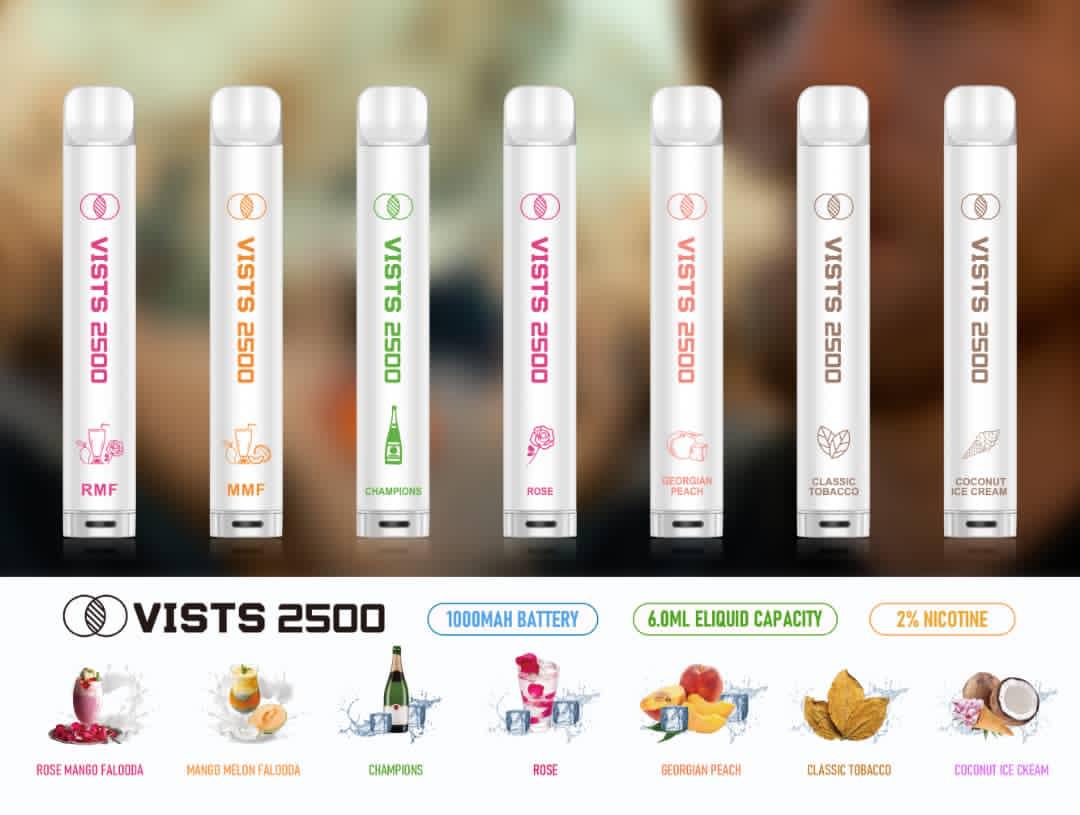 Vists 2500 – Disposable (20MG - MTL & DTL Puffs)