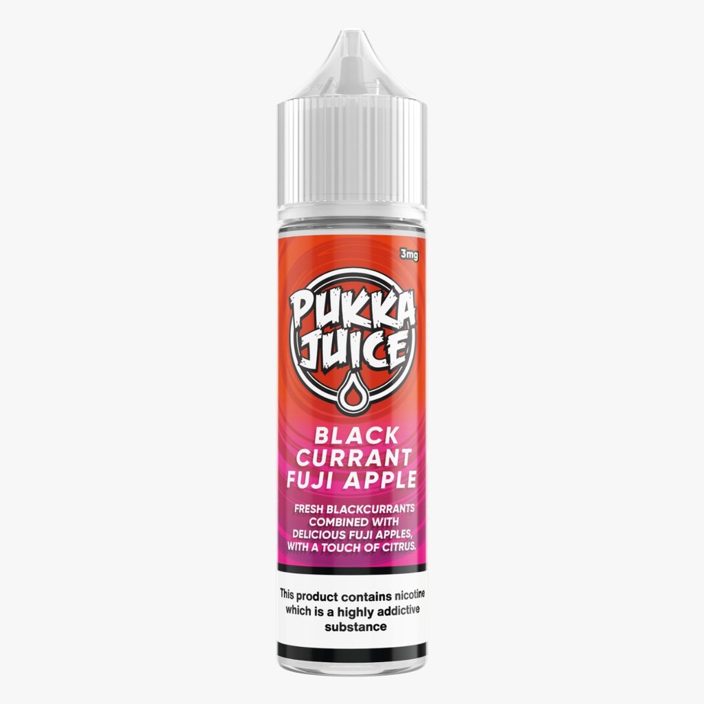BLACKCURRANT FUJI APPLE - BY PUKKA JUICE  60ml E JUICE