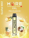 MORE XXL DISPOSABLE VAPE KIT 2500 PUFFS 1200MAH