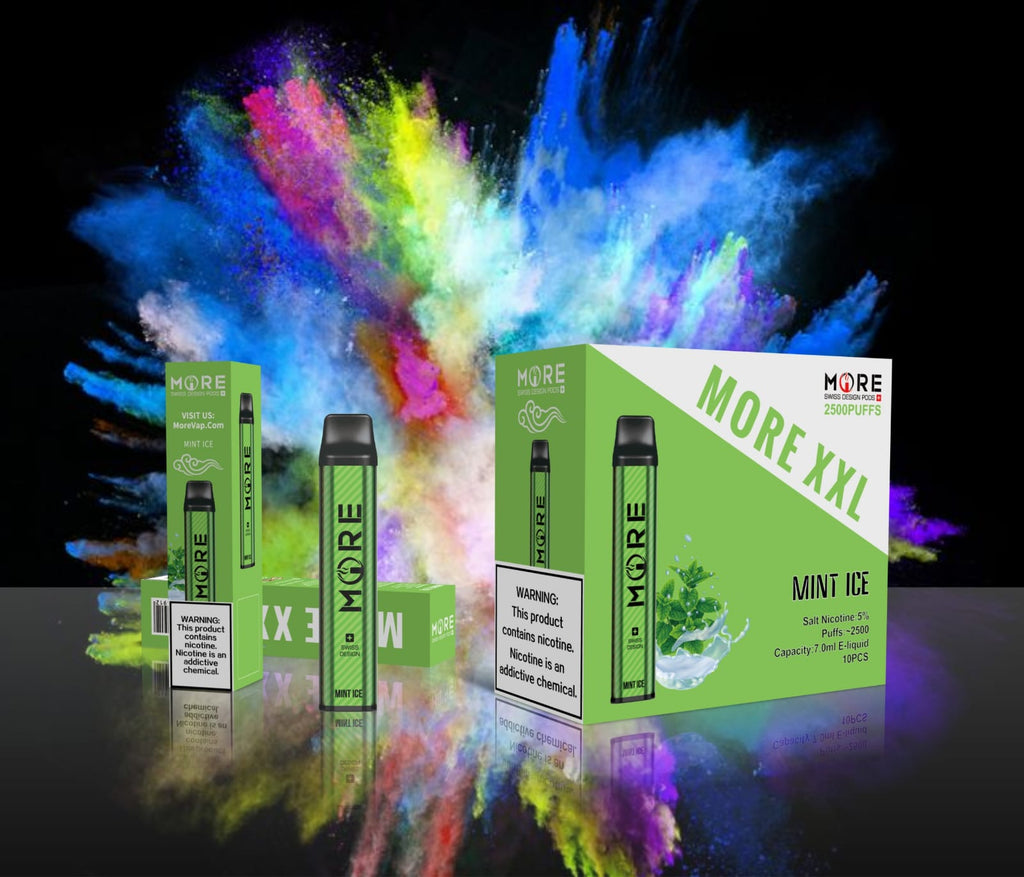 MORE XXL DISPOSABLE VAPE KIT 2500 PUFFS 1200MAH