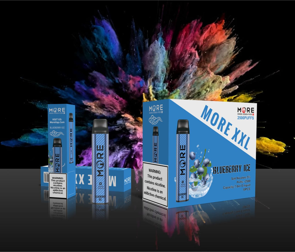 MORE XXL DISPOSABLE VAPE KIT 2500 PUFFS 1200MAH