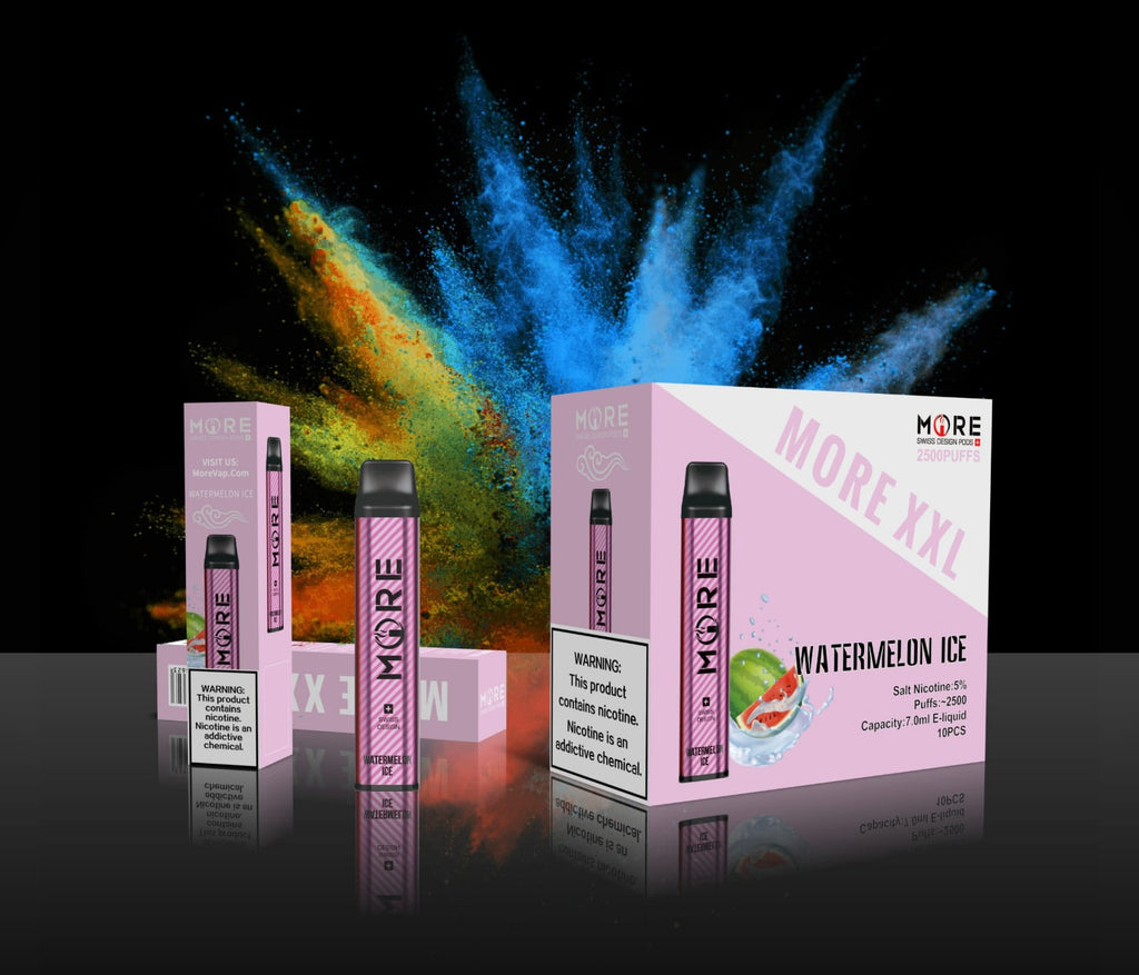 MORE XXL DISPOSABLE VAPE KIT 2500 PUFFS 1200MAH