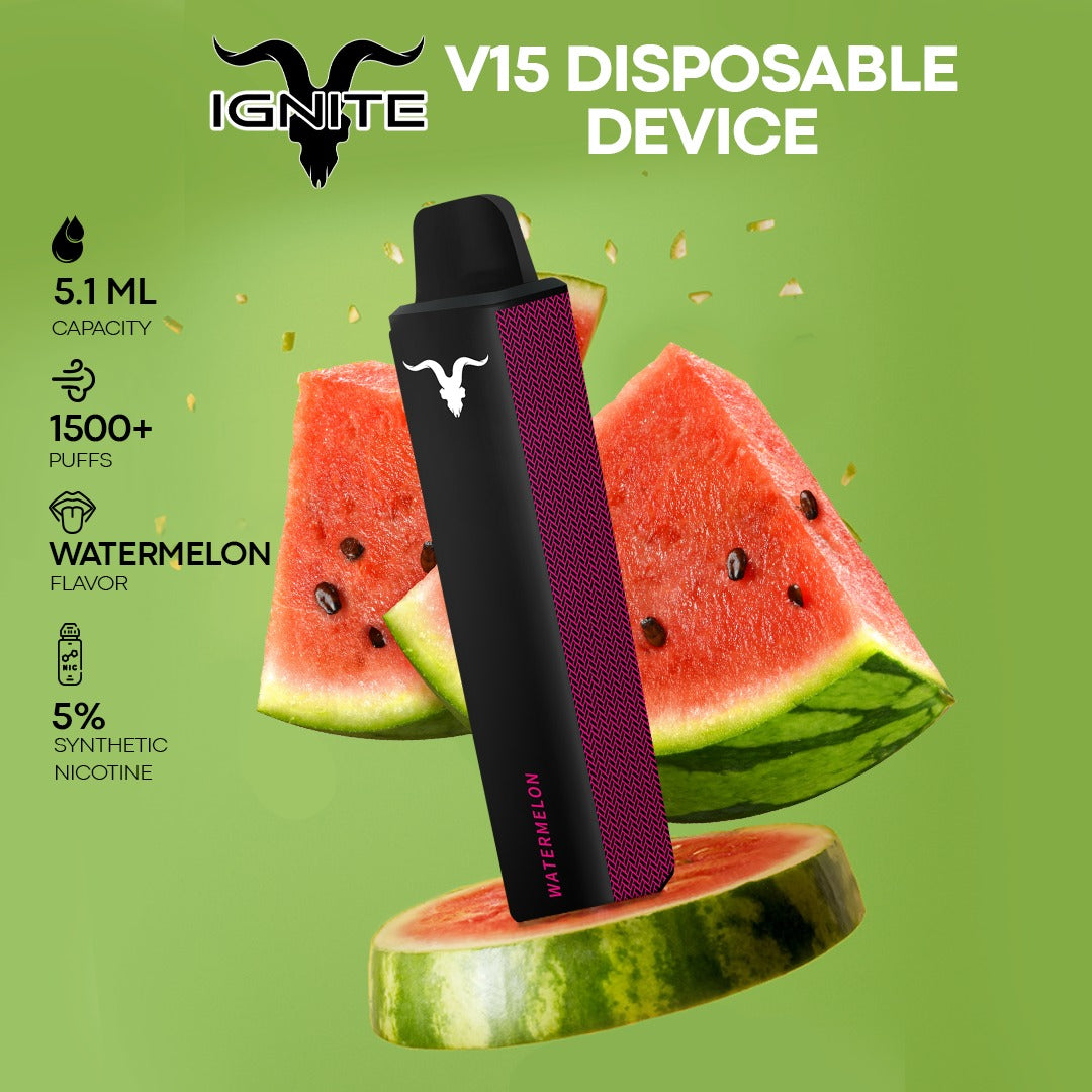 IGNITE - V15 (1500+ Puffs) Disposable Vape