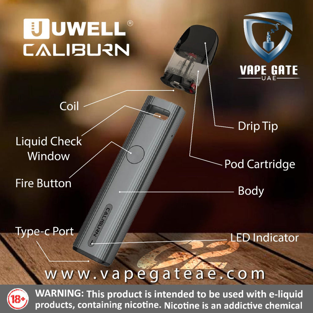 Uwell Caliburn G2 Pod System Kit 750mAh