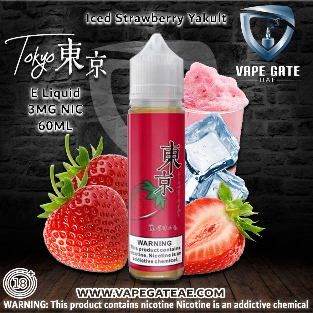 Tokyo Iced Strawberry Yakult E Liquid