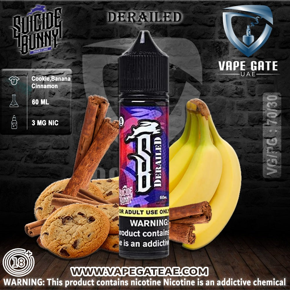 DERAILED - SUICIDE BUNNY 60ML E-LIQUID