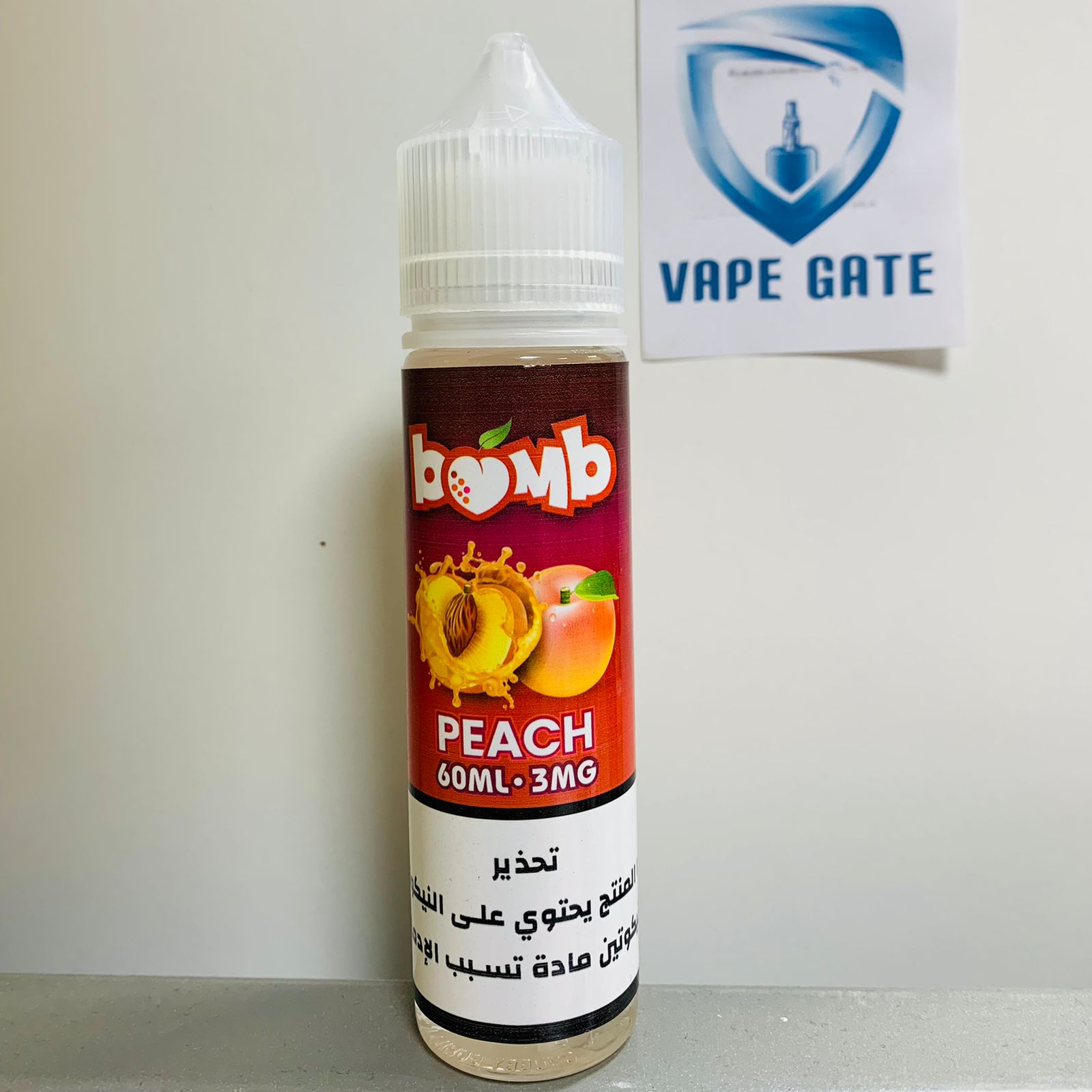 Peach 60ml Eliquid by Bomb