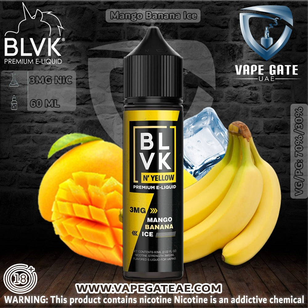 Mango Banana Ice 60ML - BLVK Unicorn E-Liquid