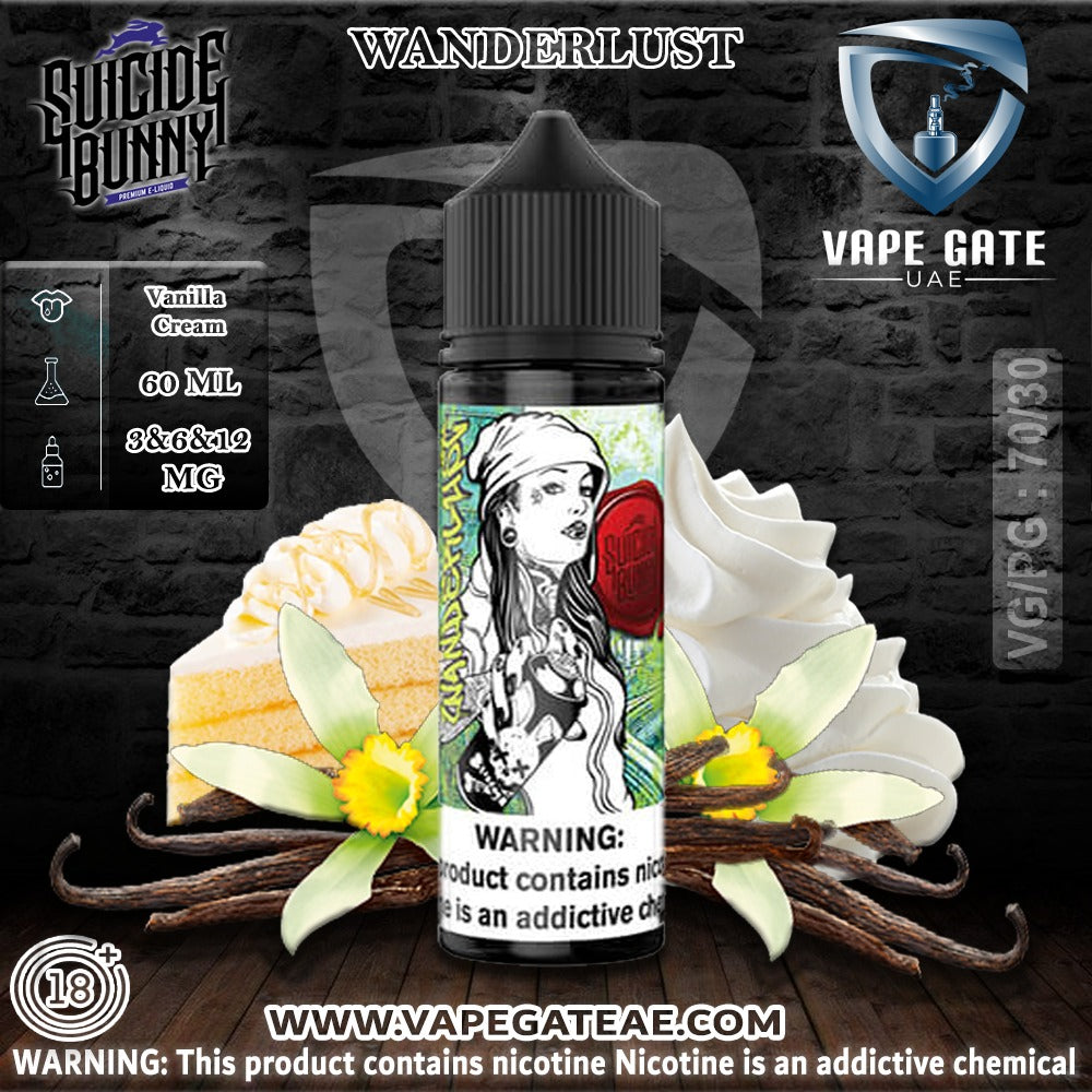 SUICIDE BUNNY - WANDERLUST 60ML ELIQUID