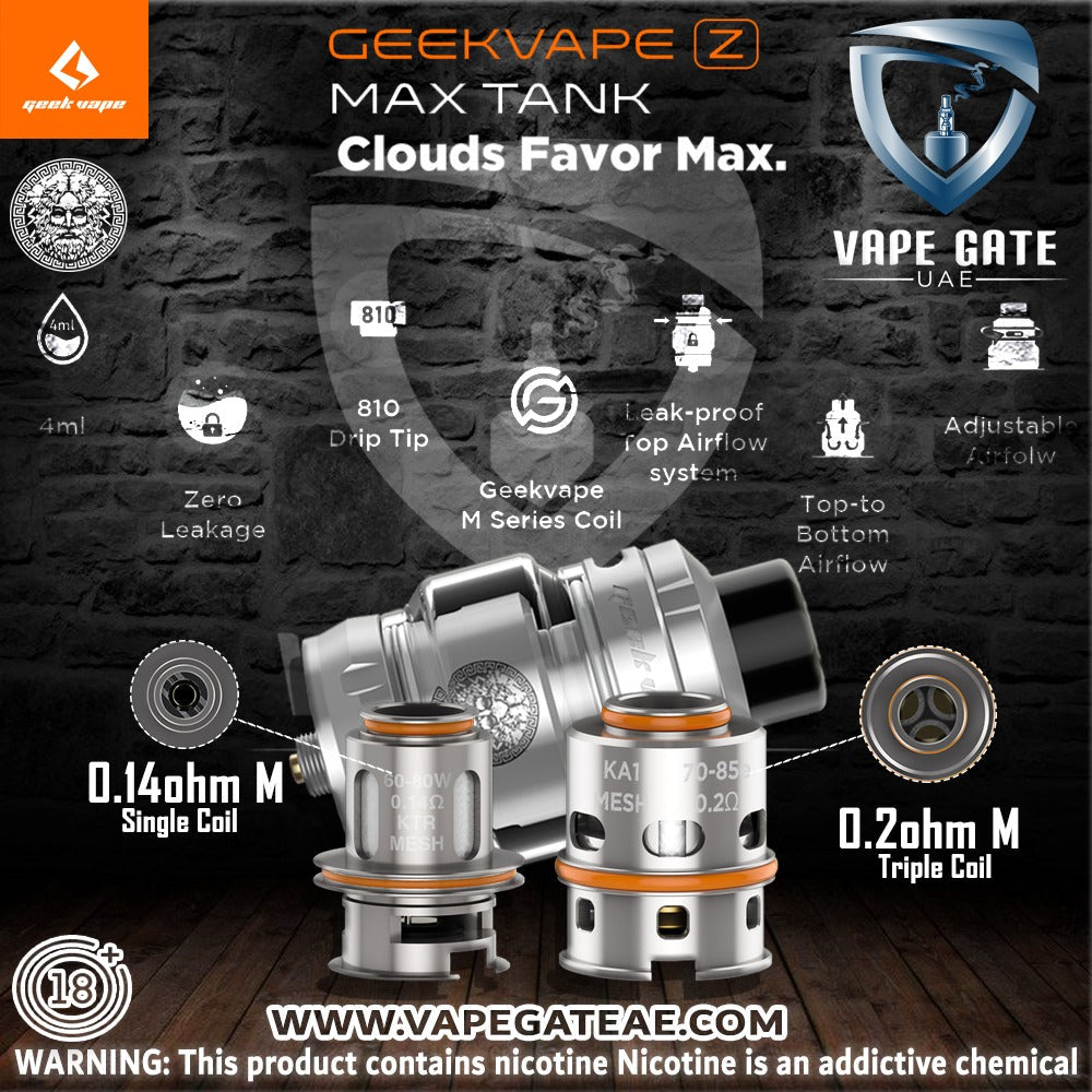 GEEKVAPE ZEUS Z MAX SUB-OHM TANK