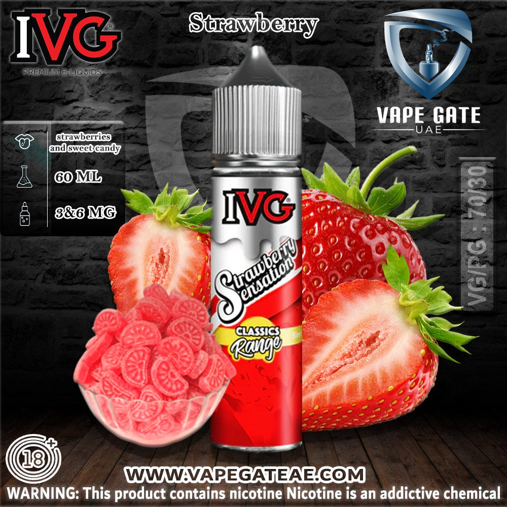 Strawberry 60ml E juice by IVG