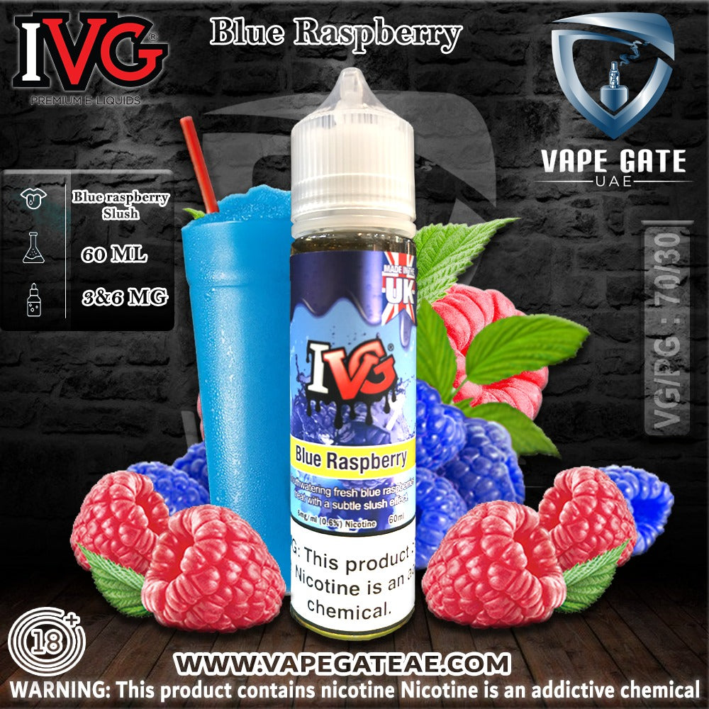 Blue Raspberry 60ml E juice by IVG