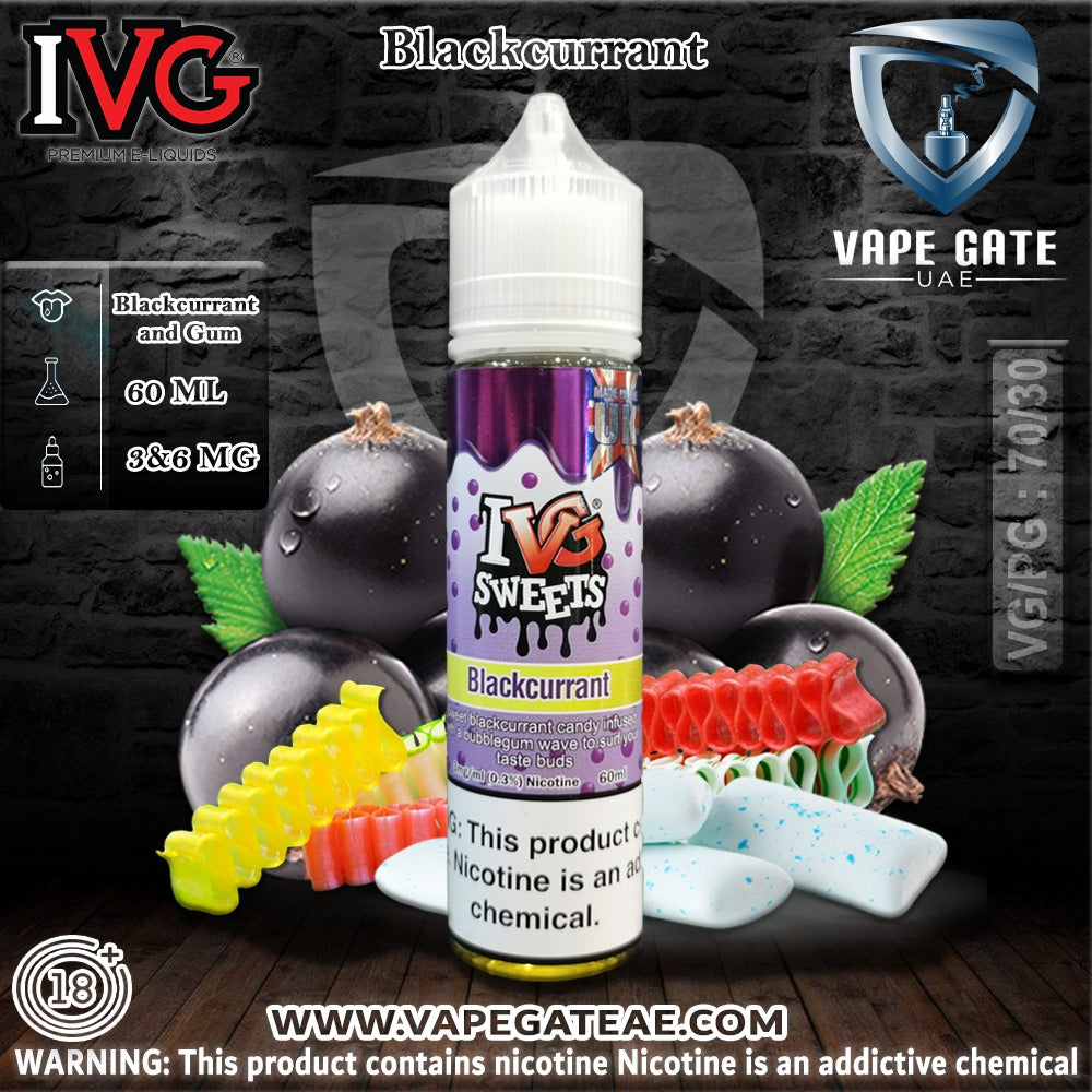 Blackcurrant 60ml E juice by IVG