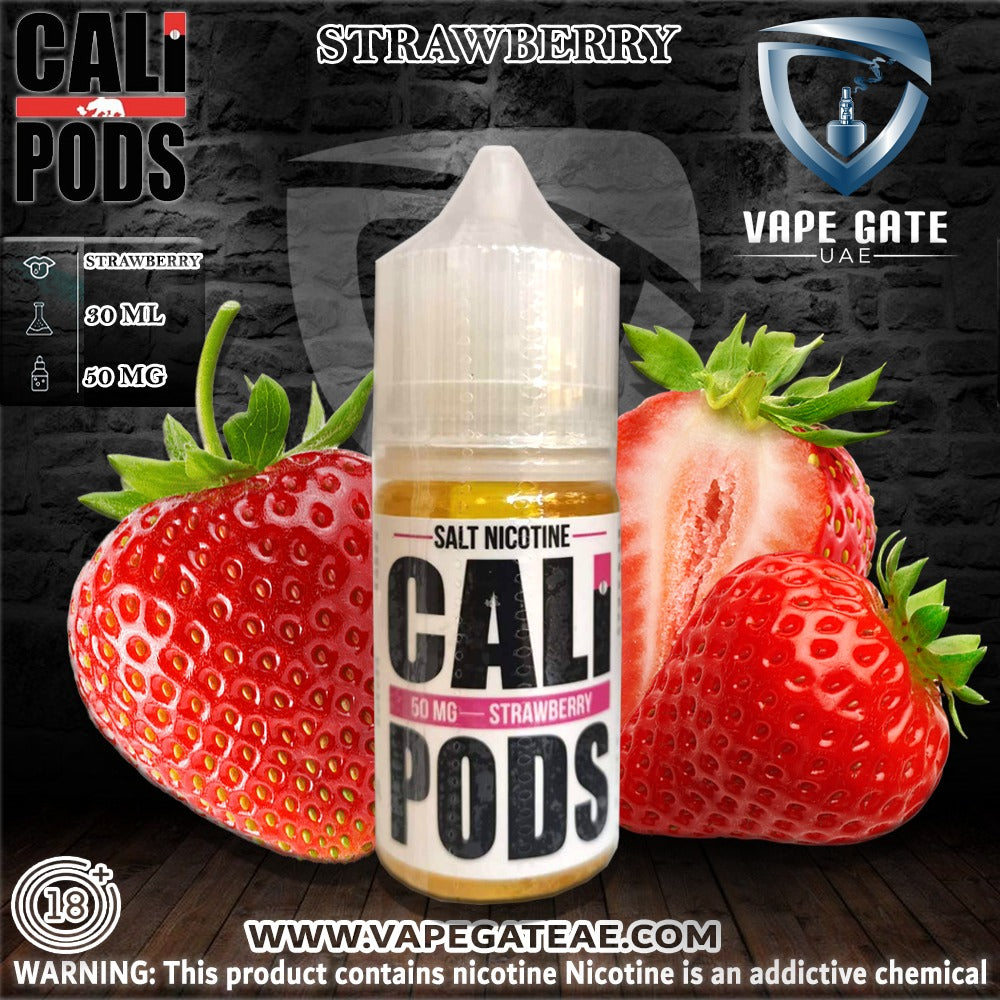STRAWBERRY 30ml Saltnic by CALI PODS