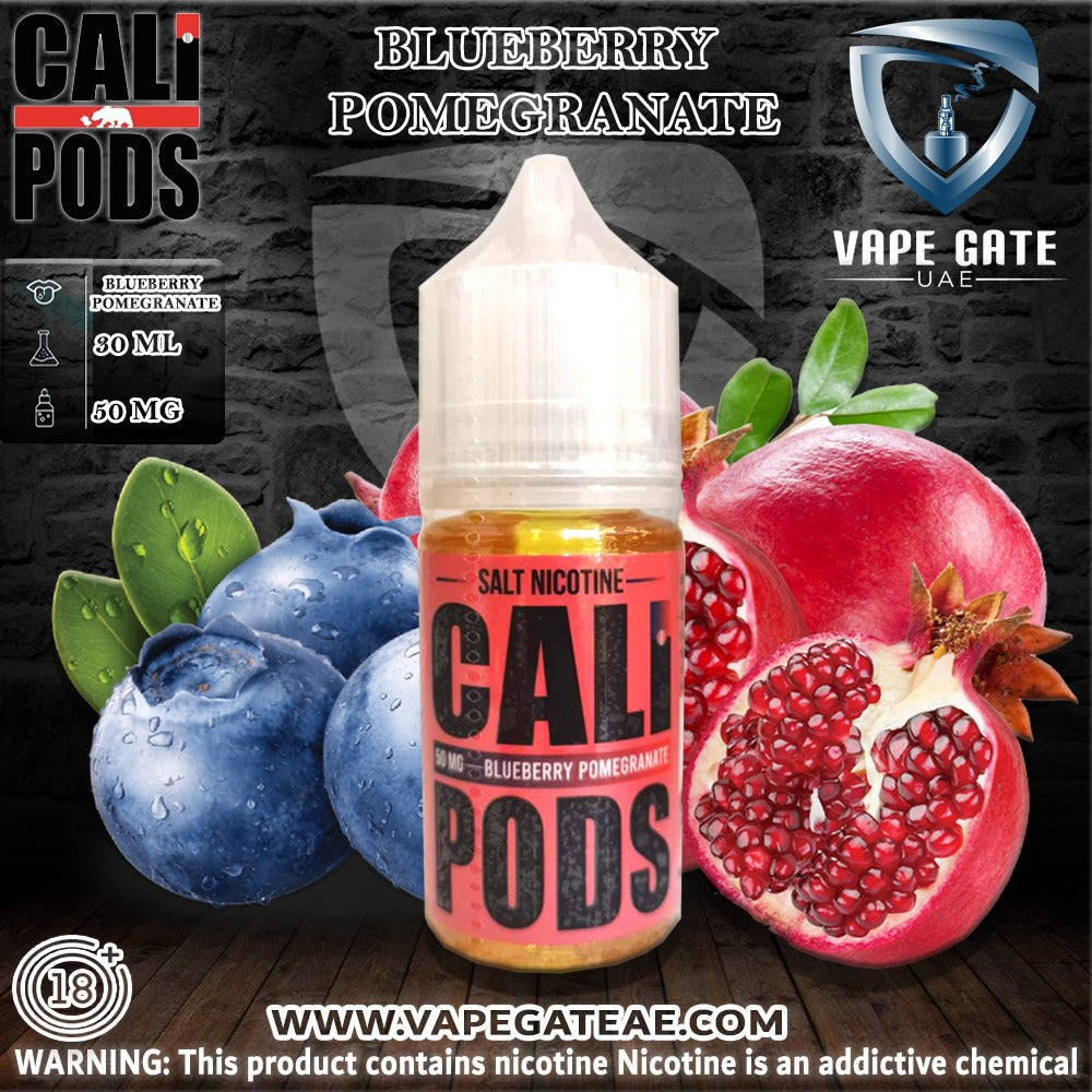 BLUEBERRY POMEGRANATE 30ml Saltnic by CALI PODS