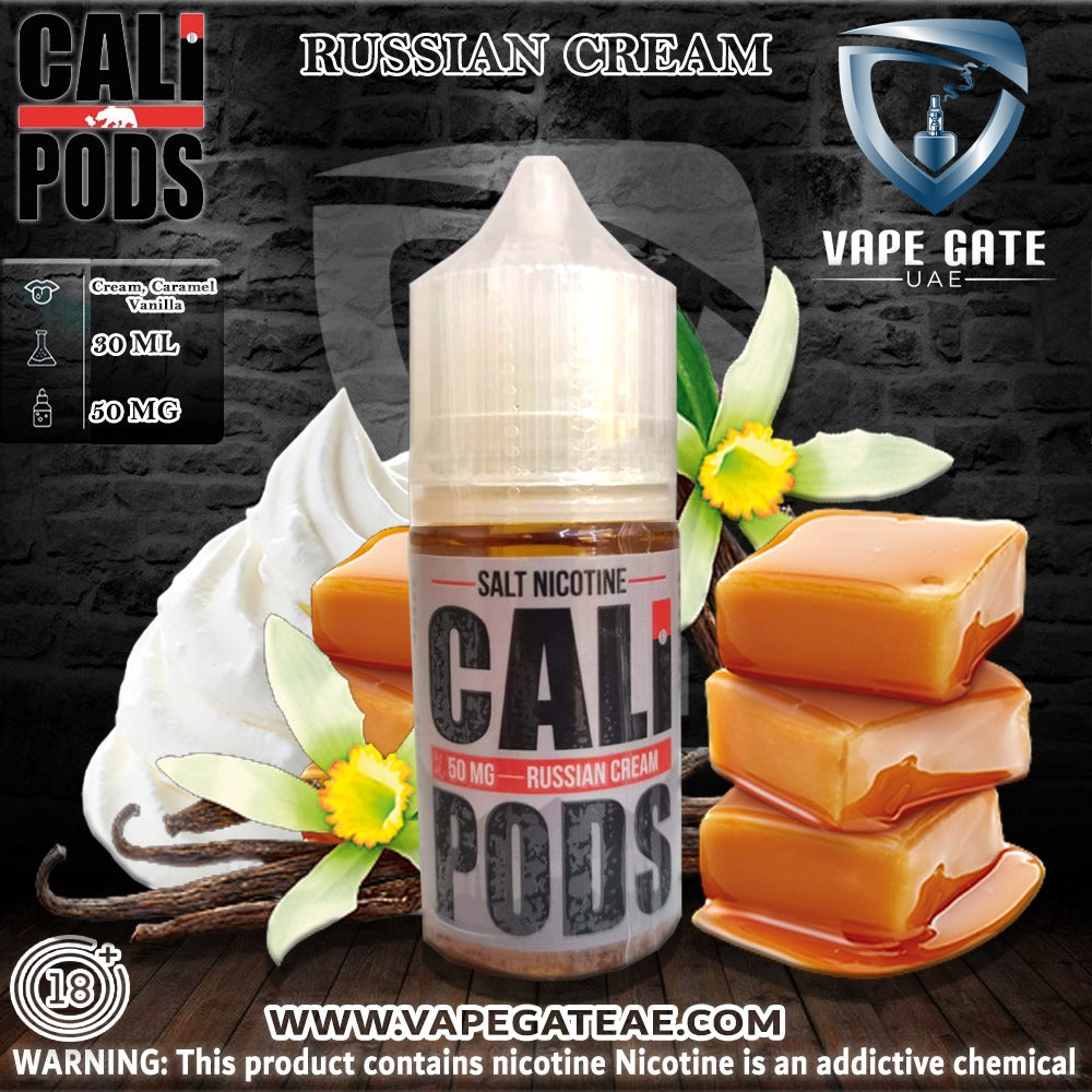 RUSSIAN CREAM 30ml Saltnic by CALI PODS
