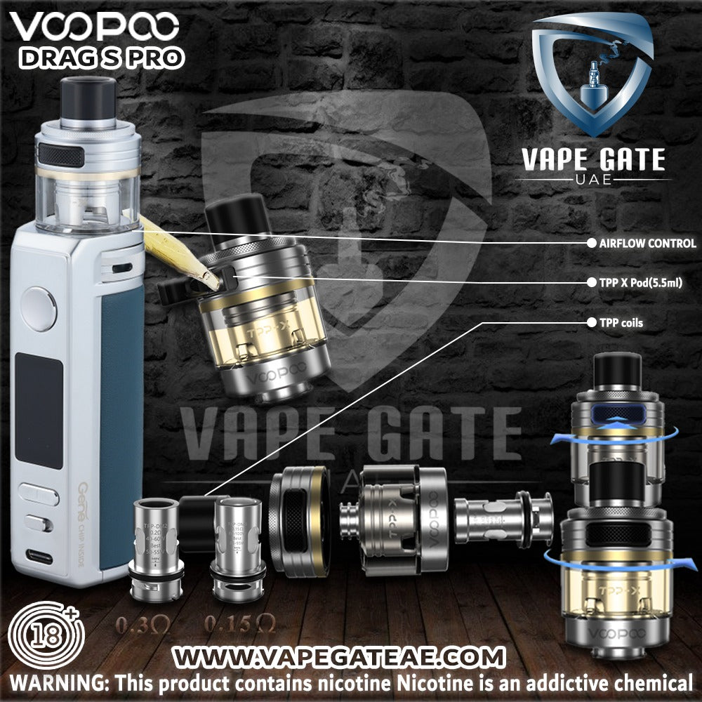 VOOPOO DRAG S PRO POD MOD KIT 80W