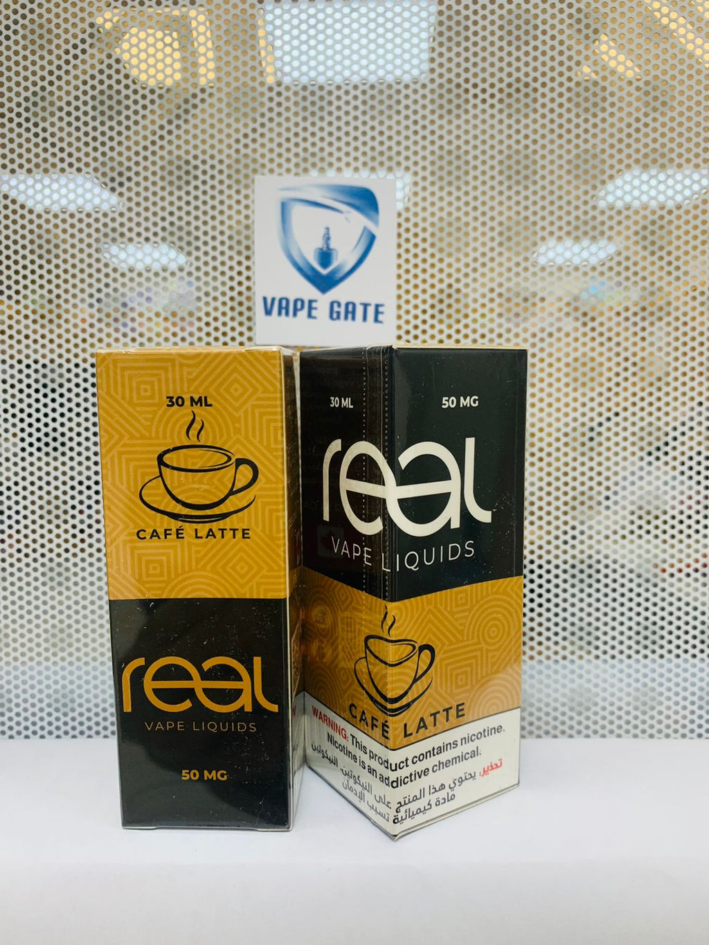 CAFE LATTE - REAL VAPE SALTNIC 30ml