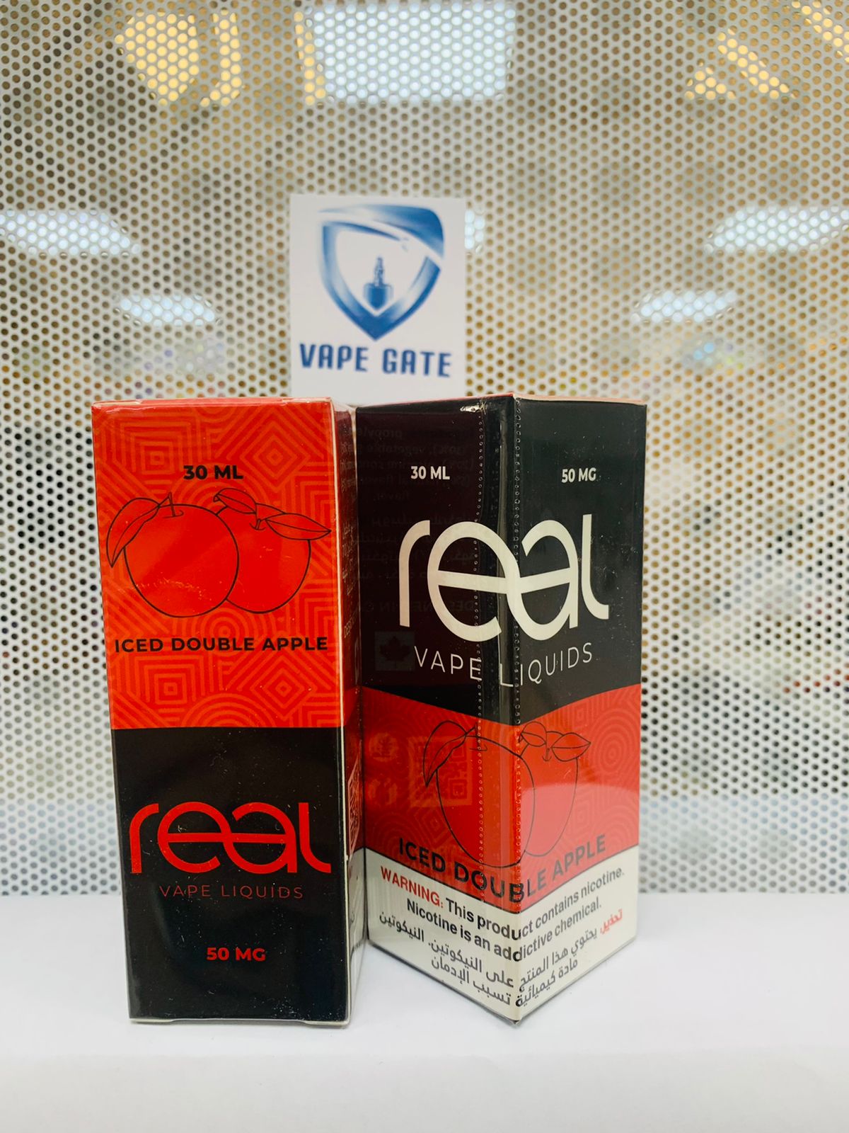 ICED DOUBLE APPLE - REAL VAPE SALTNIC 30ml