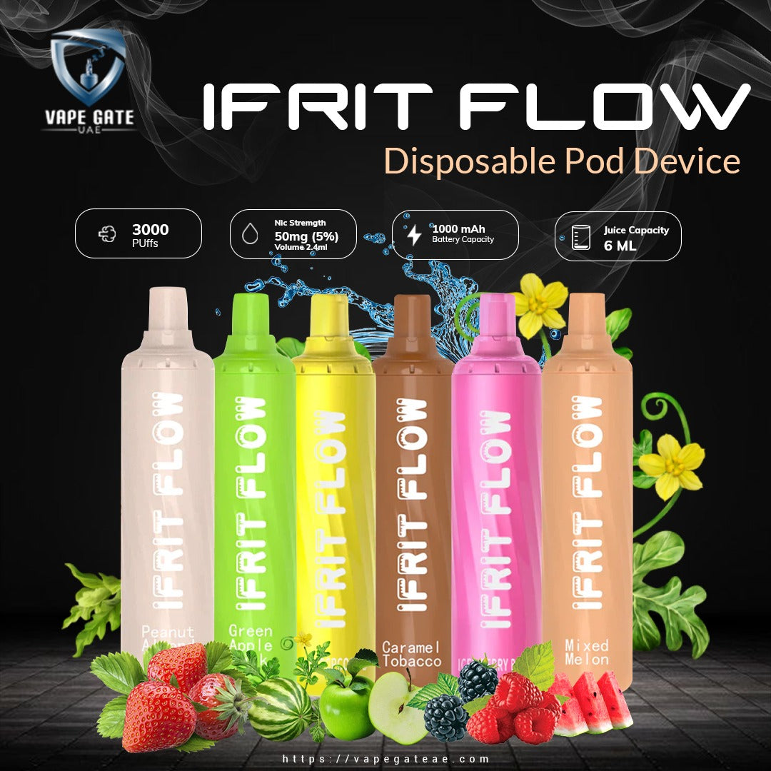 IFRIT FLOW 3000 Puffs Disposable Pod Device (50mg)