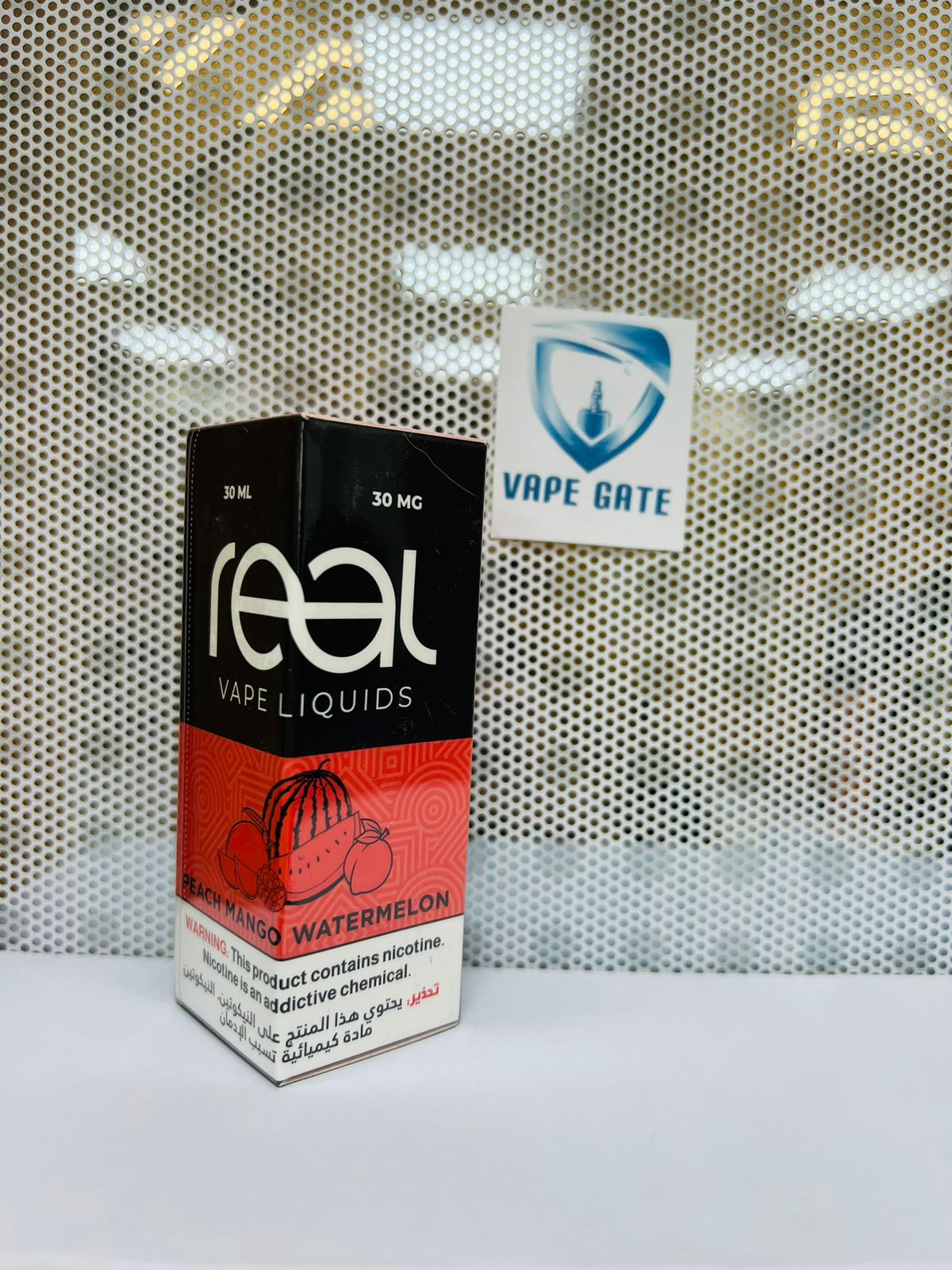 PEACH MANGO WATERMELON ICE - REAL VAPE SALTNIC 30ml